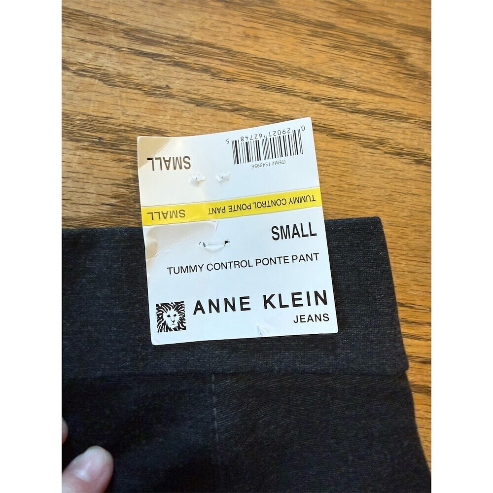 Anne Klein Jeans Womens Small Blue Pull On Straight Leg Pants - Picture 4 of 5